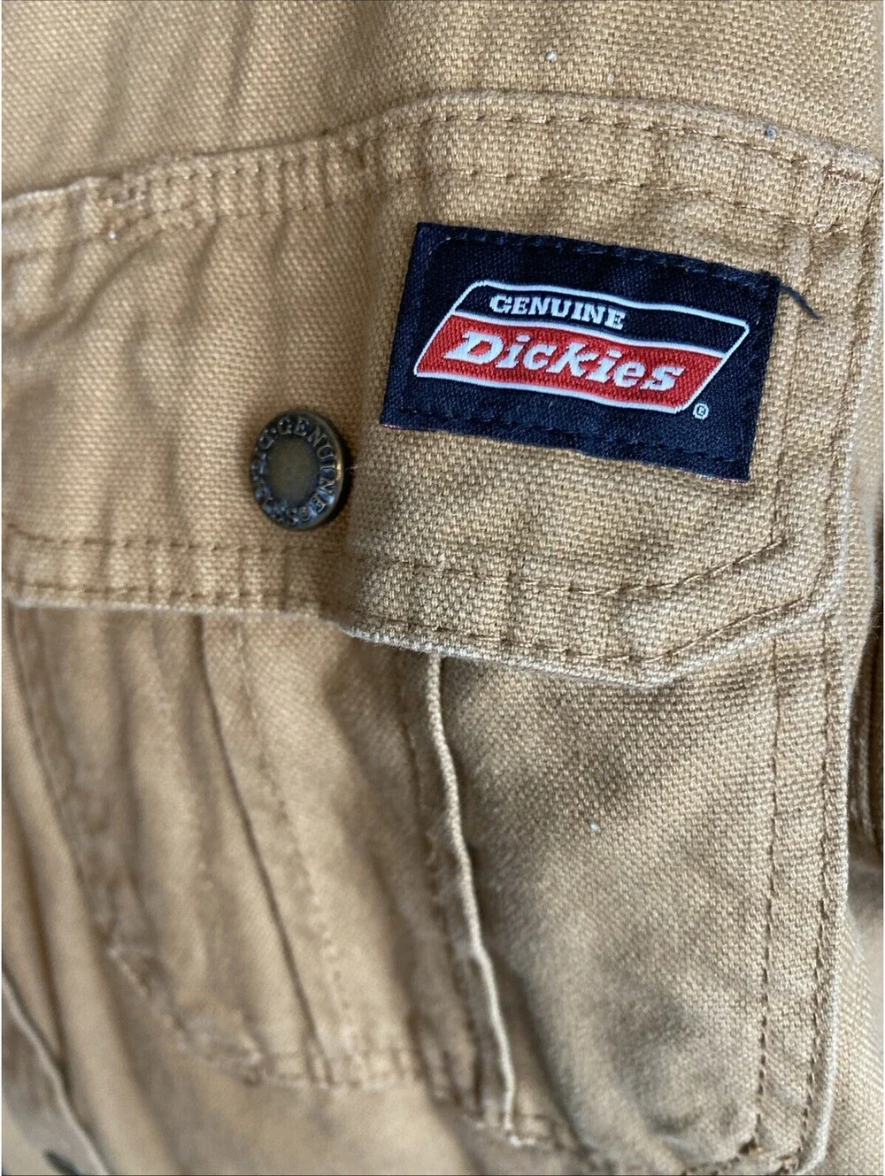 Genuine Dickies Vg Men’s Jacket workwear canvas Sz. M/M  Hooded